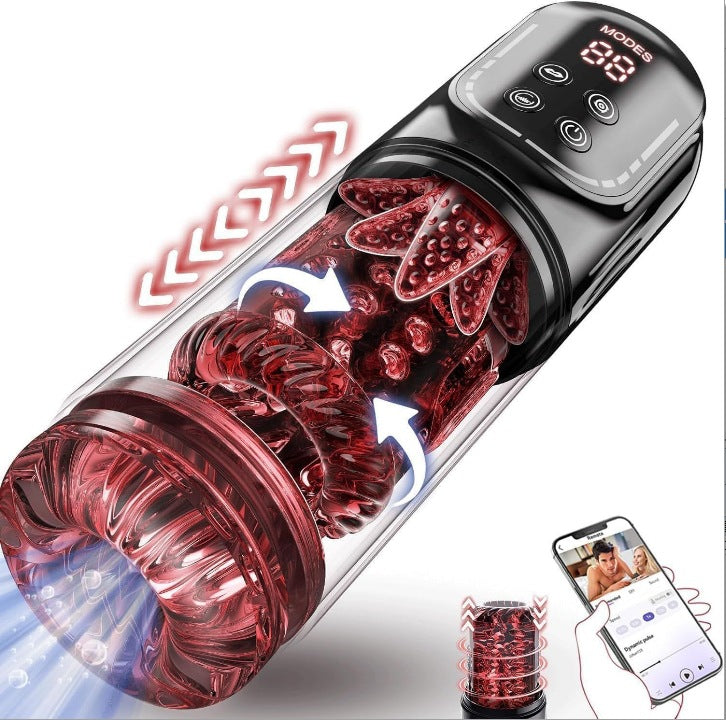 9 IN 1 Male Masturbator & Vacuum Pump Vibration Sucking Cup For Man Sex Toys Sexual Wellness