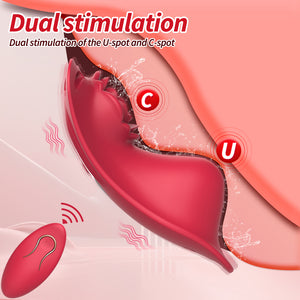 Wearable Rose Vibrator - Remote Control, 10 Modes by Seductiva