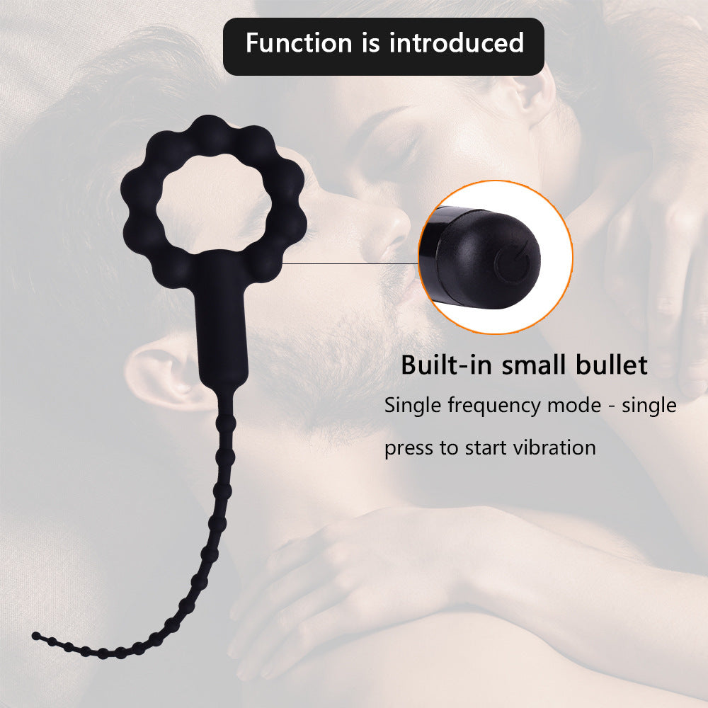 Seductiva Sound: Vibrating Urethral Sounding Rod with Pull Ring Detail & Ergonomic Design - Premium Silicone - Discreet Delivery