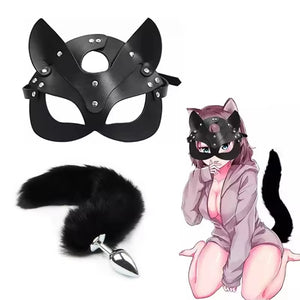 Seductiva Vixen | Erotic Leather Fox Mask - Sensual Wellness NZ