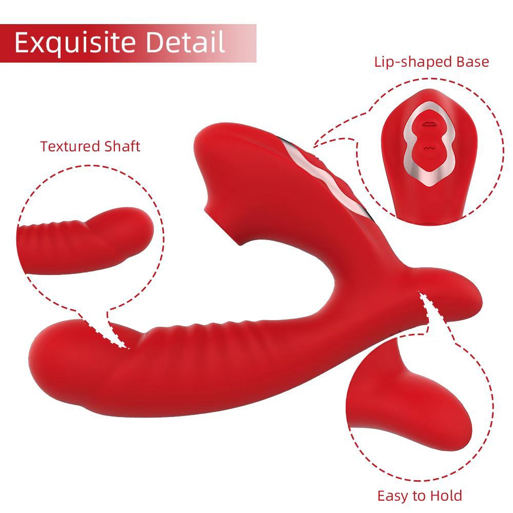 Seductiva Aura: 10-Frequency Wearable Suction & Vibration Panty Toy USB Charging & Interface Controls - Quiet Performance