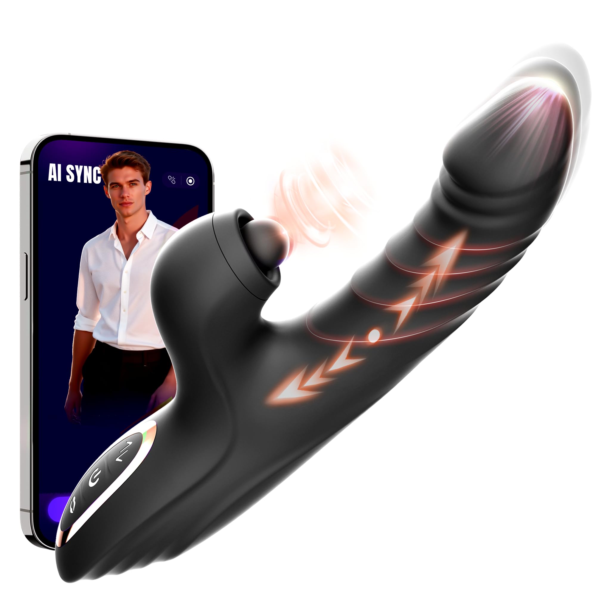Thrusting Rose G-Spot Vibrator – 10 Vibrations
