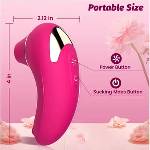 9-frequency Suction Silicone Vibrator by Seductiva
