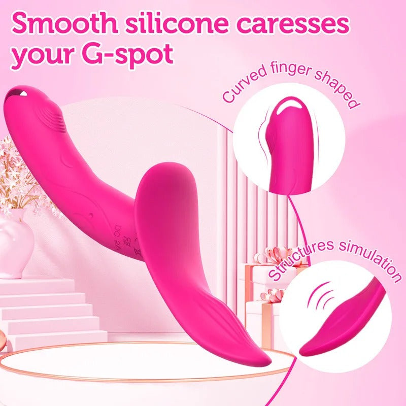 Falling Love Dual-Tip Wearable Panty Vibrator by Seductiva