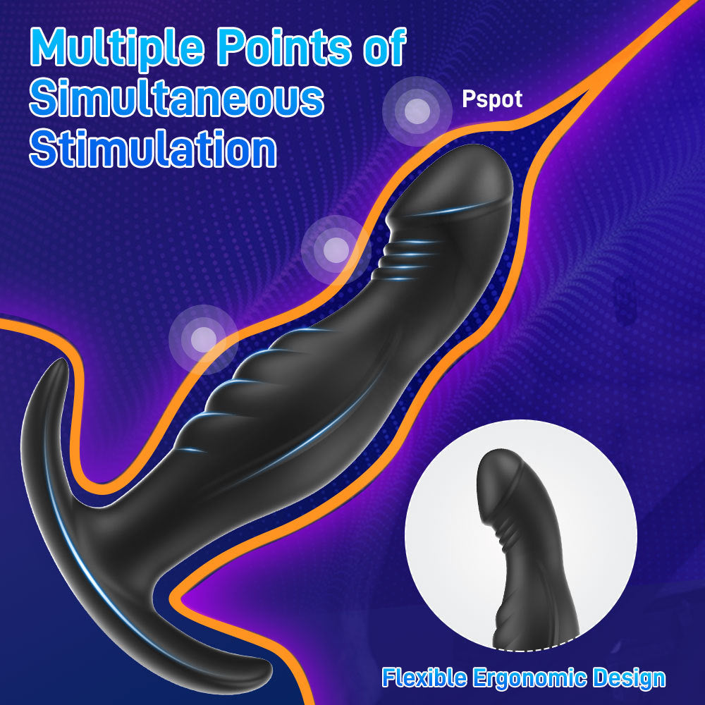 Main: 3-Piece Rear Plug Set Men's Prostate Massager Intimate Trainer Adult Toy - Seductiva NZ