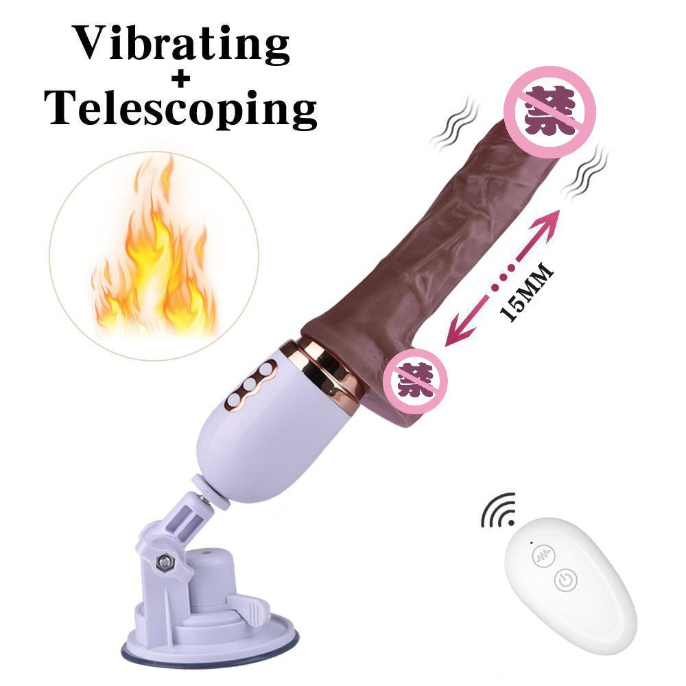 Detail: Female Mini Electric Telescopic Vibrating Wand Insertion Massager Women's Pleasure Adult Toy - Seductiva NZ