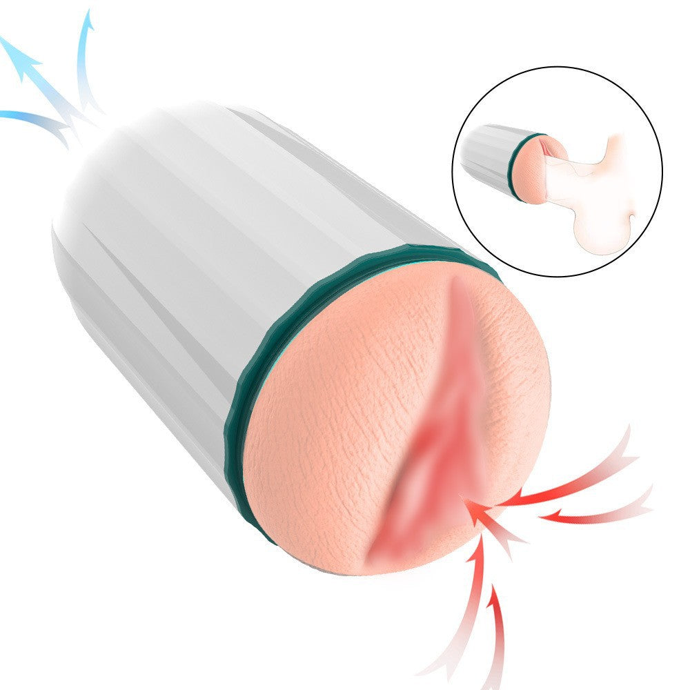 Main: Manual Men's Intimate Trainer Cup Hand-Held Pocket Stroker Adult Pleasure Toy - Seductiva NZ