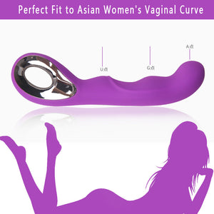 Interface: Seductiva Curve: 10-Mode G-Spot Stimulation Vibrating Dildo - Seductiva NZ