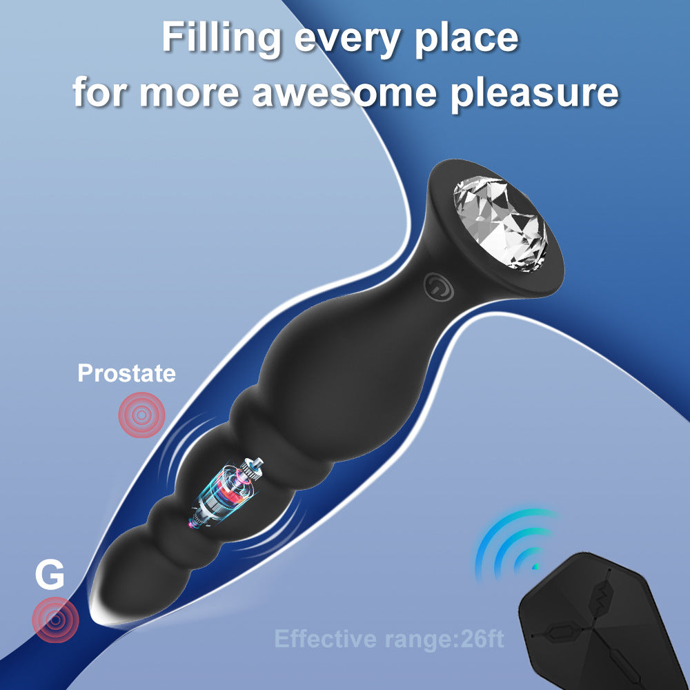 Interface: Seductiva Onyx: 10-Frequency Wireless Remote Rear Plug Vibrator - Seductiva NZ