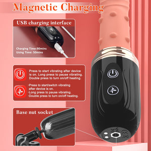 Detail: Seductiva Zenith II - High-Frequency Rotating Bead Wand - Seductiva NZ
