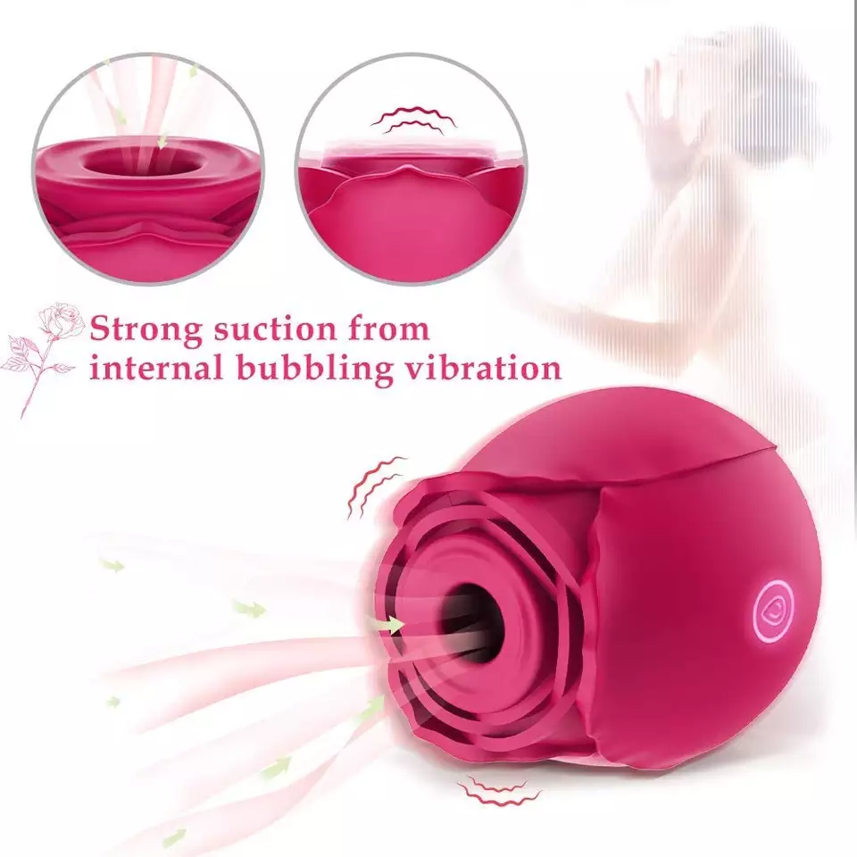 Strong Suction, Liquid Silicone, IPX6 Waterproof, Quiet & Discreet Pleasure Toy for Women
